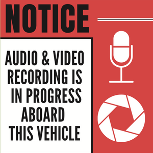 Vinyl Sticker recording Video Audio instagram healthcare medical transportation Lyft Taxi Uber