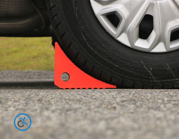 Heavy Duty Urethane Non-Slip Wheel Chocks - Pair