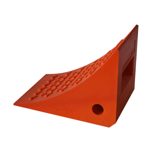 Heavy Duty Urethane Non-Slip Wheel Chocks - Pair